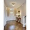 Z-Lite Calhoun Flush Mount, 1-Light, 13 In.W x 14 In.H, Heritage Brass/Clear Seedy 7506F13-HBR - alternate 3